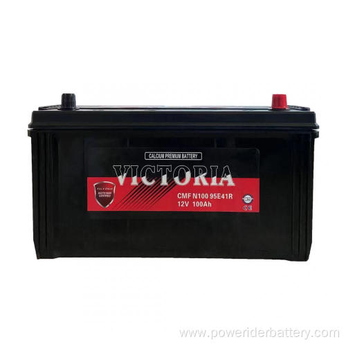 12v 100ah N100 95E41L lead-acid car starting battery